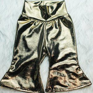 Gold Flare Bellbottoms.